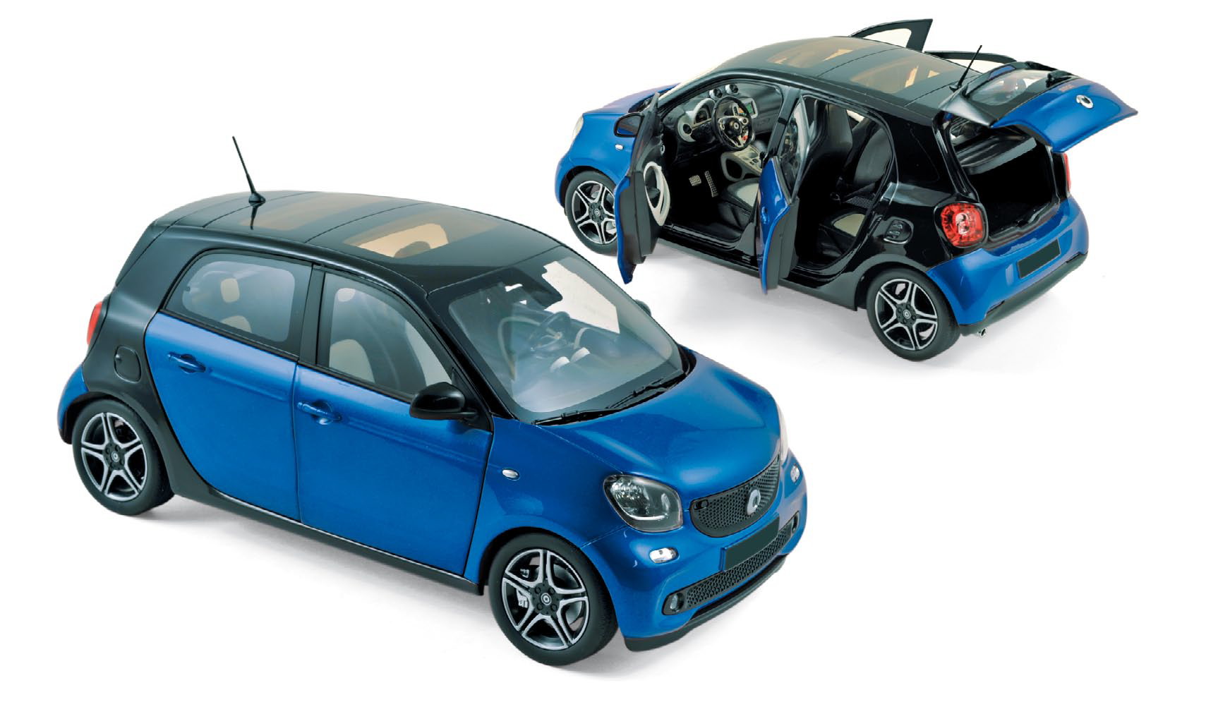 Smart Fortwo синий
